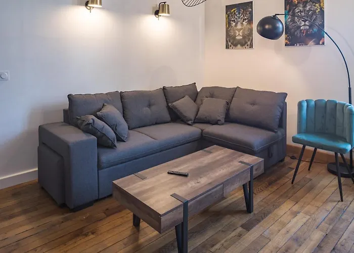 Le Logis De L'arc - 5min Hypercentre - Max 6 Personnes Lägenhet *